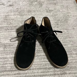 Black Michael Pasinkoff kids leather shoes size 6